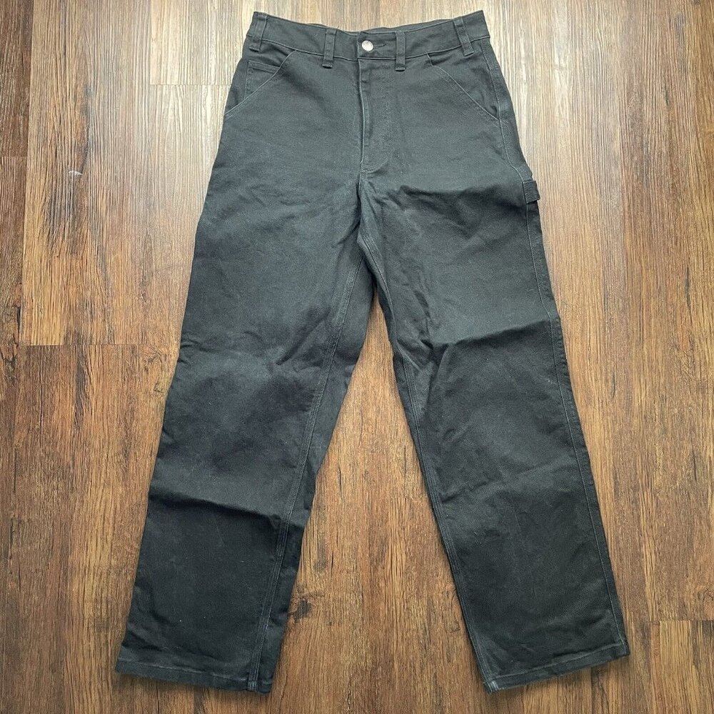 Nike 90’s Vintage Denim Black Jeans Loose Baggy Hip Hop Grunge Men’s Size 28